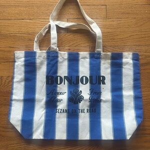 Sézane Bonjour tote bag 💙